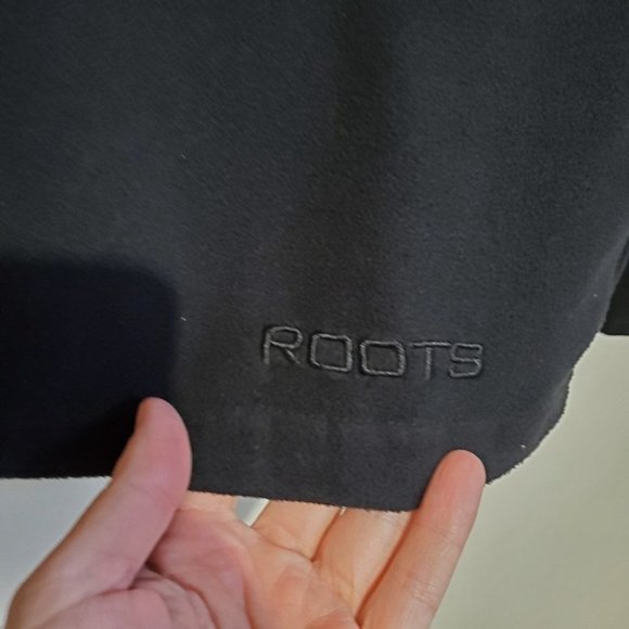 ROOTS / M / Men's Polar Fleece Wind Resistant 1/4 Zip Long Sleeve Polo Jacket - Picture 5 of 12